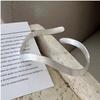 PANJBJ 925 Sterling Silve Geometry Wave Bracelet Bangle for Women Irregular Originality Frosting Retro Jewelry Gift Dropshipping