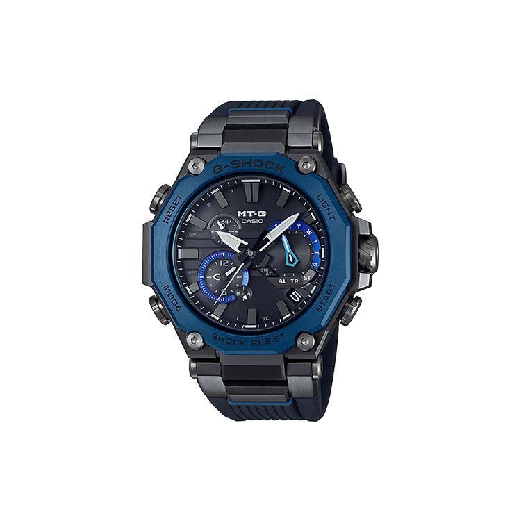 Casio Men's G-Shock Mtg Series Color Block Unicorn Bluetooth Connected Smartwatch Steel Case Resin Strap Solar Quartz Movet Watches Mtg-B2000b-1A2