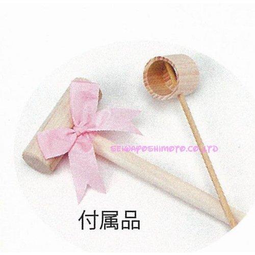 Mini Kagami-biraki (sake barrel breaking ceremony) - Komo-daru (sake barrel) - Japanese Modern Kotobuki (celebration goods) - Purple - [Event Goods]