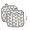 Kitchen Potholders Pad And Stove Oven Gloves Heat Resistant Thermal Anti-heat Take  Pot Cooking Baking Gloves Insulation Pad