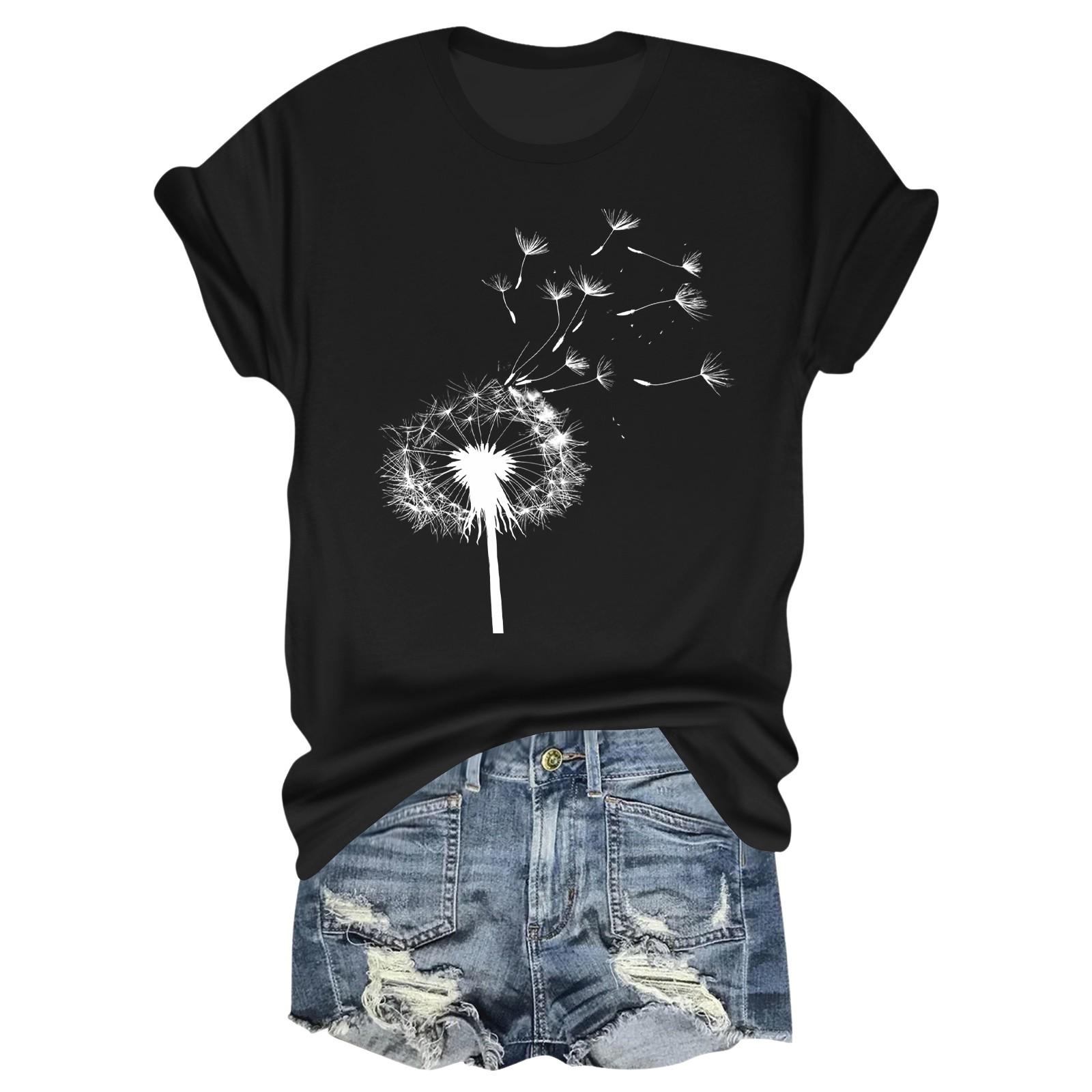 

Детская повседневная футболка с круглым вырезом и короткими рукавами с принтом и надписью «Топ» 100 чёрный