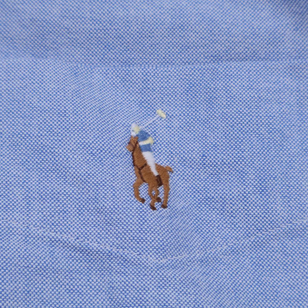 Polo Ralph Lauren Blue Cubdpppks THE BIG SHIAT L/S BD Shirt Tops M blueUsed