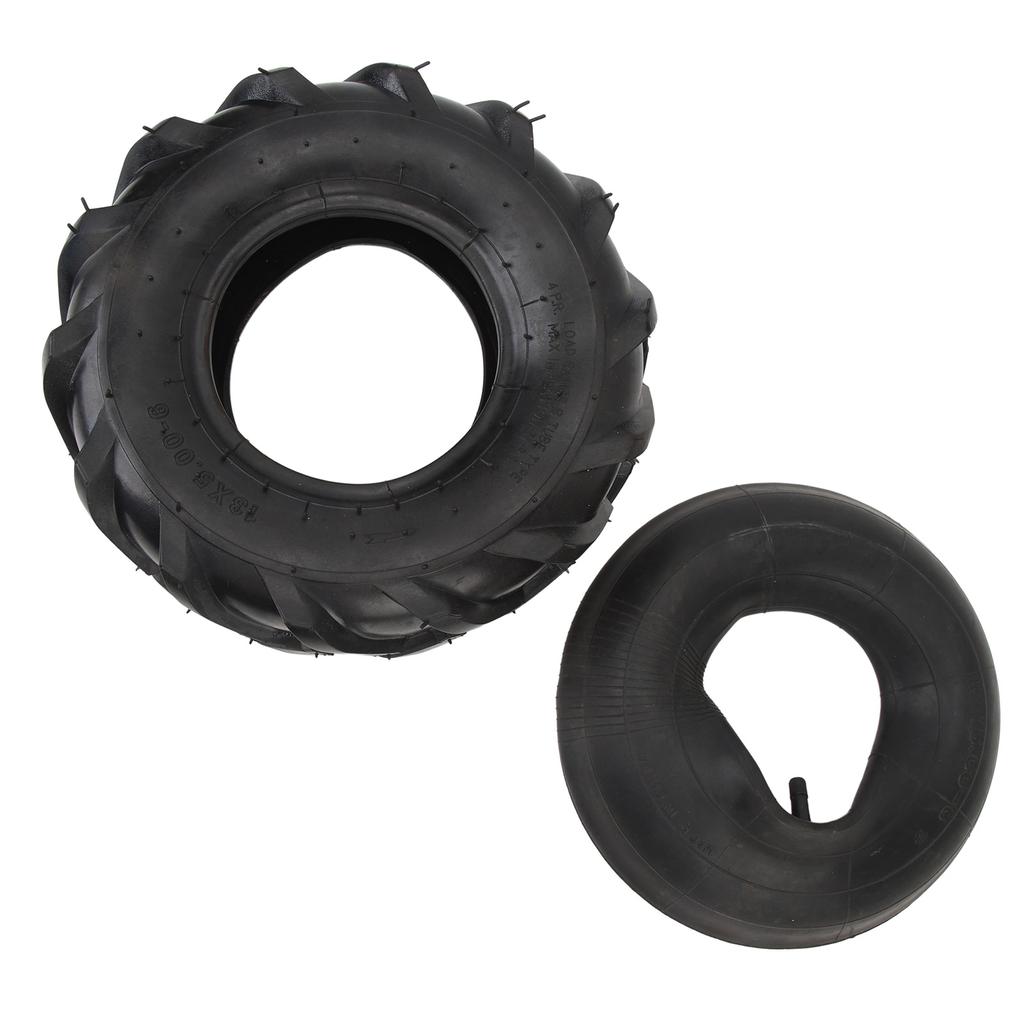 13x5.00?6 Outer Tire Inner Tube Thickened Rubber Shock Absorb Strong Grip Pattern Replacement Wheel for Garden ATV UTV