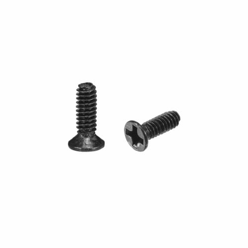uxcell M2 X 6mm Flat Head Screws, Phillips Head Fasteners, Black, for Laptops, PCs, TVs, Fans, Audio Switches, 150pcs