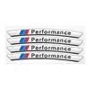 4pcs Car Wheel Hub Stickers Auto Tire Rim Decorative Accessories For BMW 1 3 5 7 Series M Performance M M3 M5 X1 X2 X3 X4 X5 TKJLP1