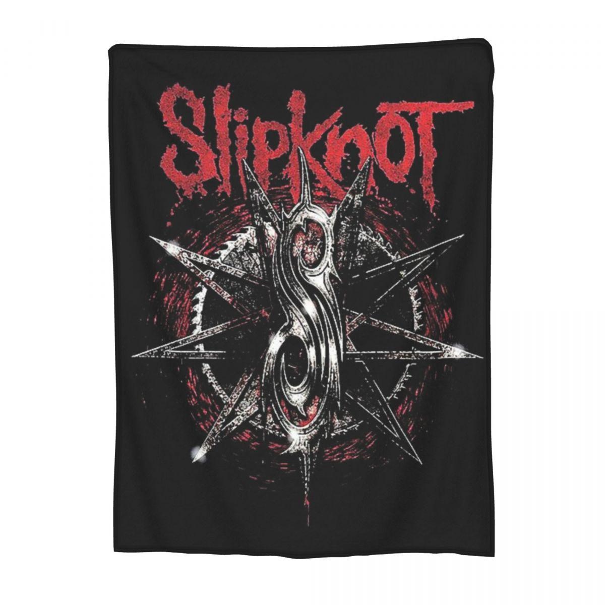 

S-Slipknots Тяжелая ментальная музыка Одеяло Фланелевое Диван Теплое Плед Одеяла для Дома Спальни Офиса Покрывала Покрывало Стеганое одеяло 75x90cm