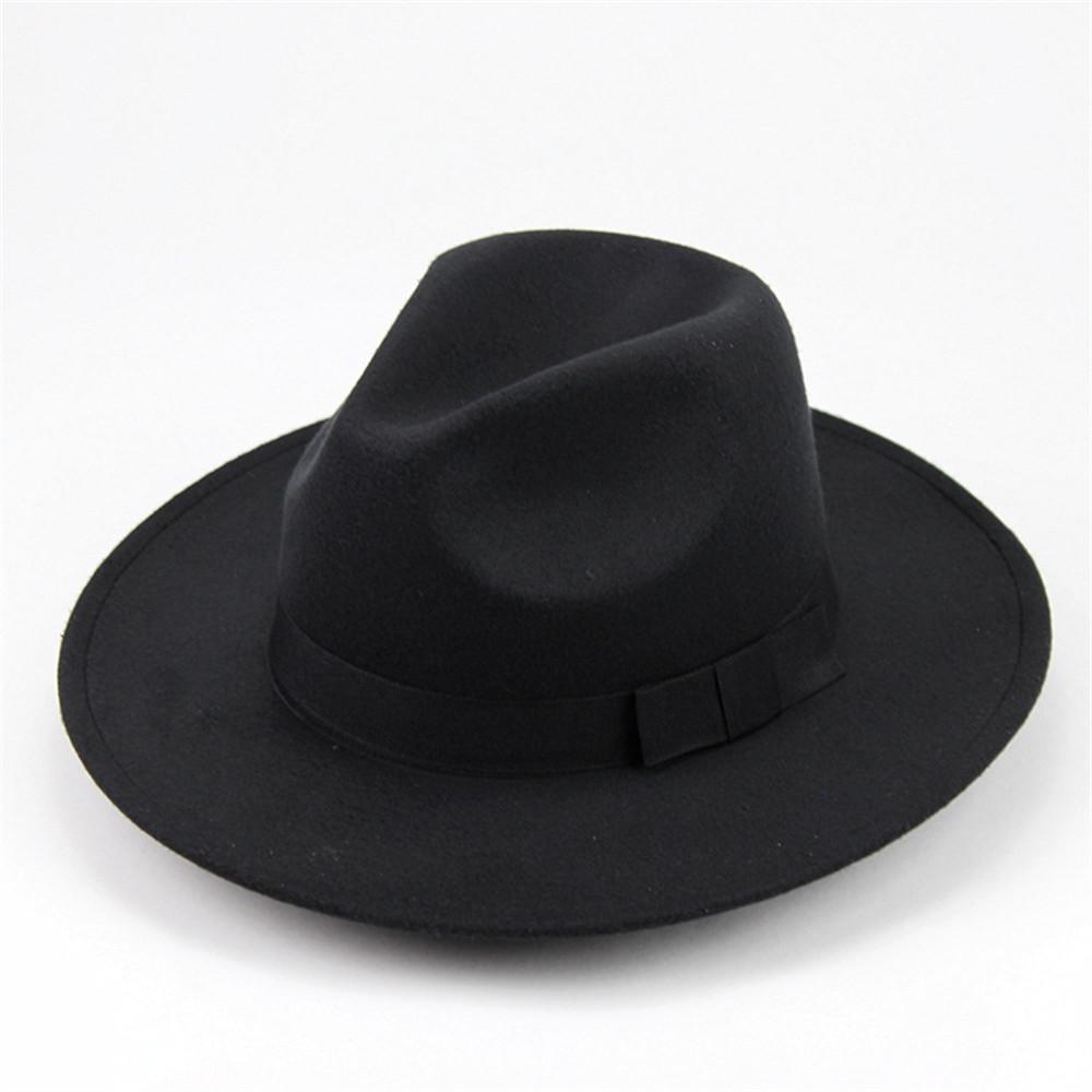 Michael Jackson Cosplay Hoed Katoenen Demo Petten Gentleman Formele Hoed Feest Halloween Dans Hoed Cadeaus Wit/zwart Zomer One Size zwart