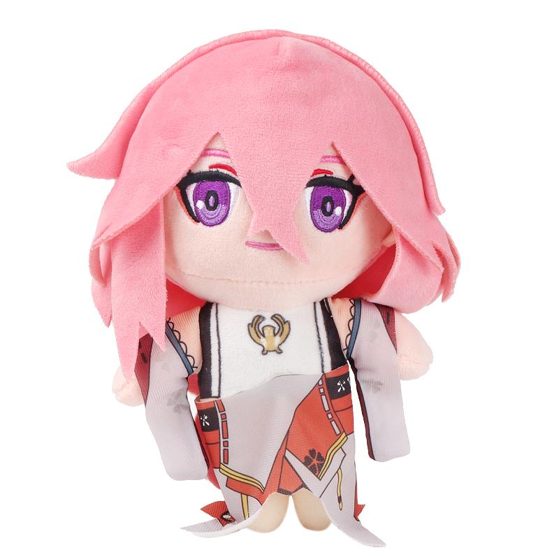 20cm Genshin Impact Plush Pendant Doll Toy Zhong Li Xiao Hu Tao Klee Paimon Soft Stuffed Pillow Kids Christmas Plushies Gifts