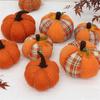 Small Harvest Decorative Pumpkin, Cotton Fabric Pumpkin 1PC