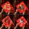 2pcs Blessing New Year Blessing Stickers Paper Chinese Fu Character Sticker  Home Living Room Decor