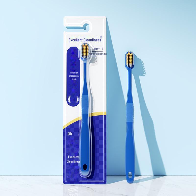 Brosse à dents pour adulte Youjie Youjing Silver Ion avec tête de brosse large pour un nettoyage rapide
