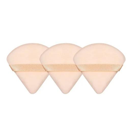 1/3/6 buc bureți de machiaj cu pudră de catifea triunghiulară pentru fața, ochi, umbră, umbră, sigiliu, instrument de machiaj pentru fond de ten