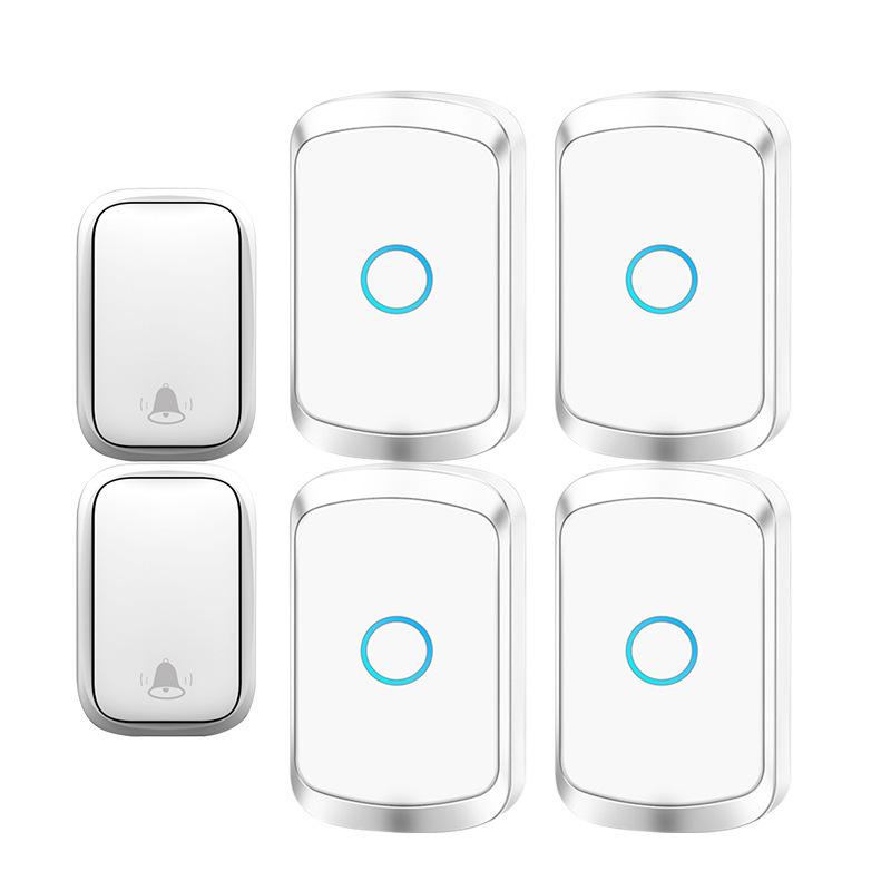Wireless Waterproof Self-Powered Smart Doorbell - Battery-Free Long-Range Remote Control for Home