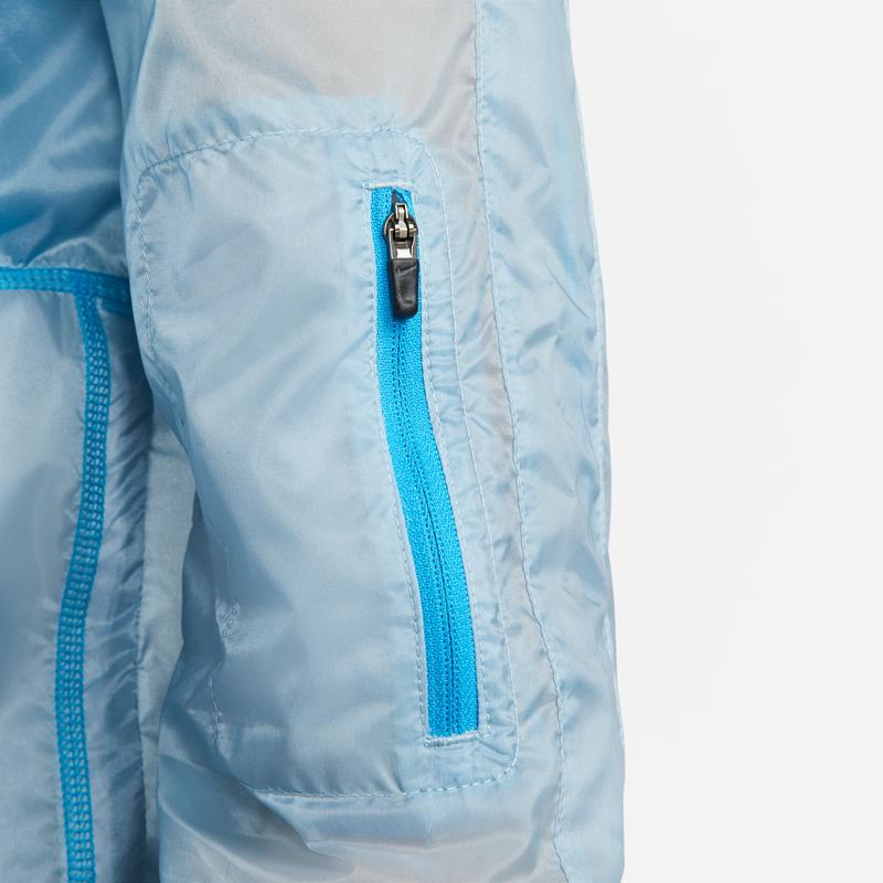 Nike Woven Sports Running Training Hooded Jacket Women jackets Old-Blue DM7756-494