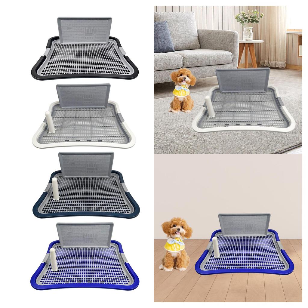 Dog Toilet Pet Mesh Training Potty with Protection Wall No Spilling No Leaking Keep Paw Dry Dog Potty Tray for Outdoor Home