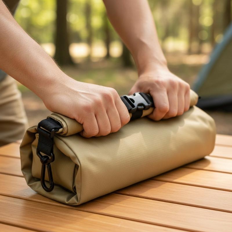Lightweight Waterproof Dry Bag Large Capacity Roll-Top Foldable Storage Pouch for Rafting Hiking Camping Outdoor Adventures