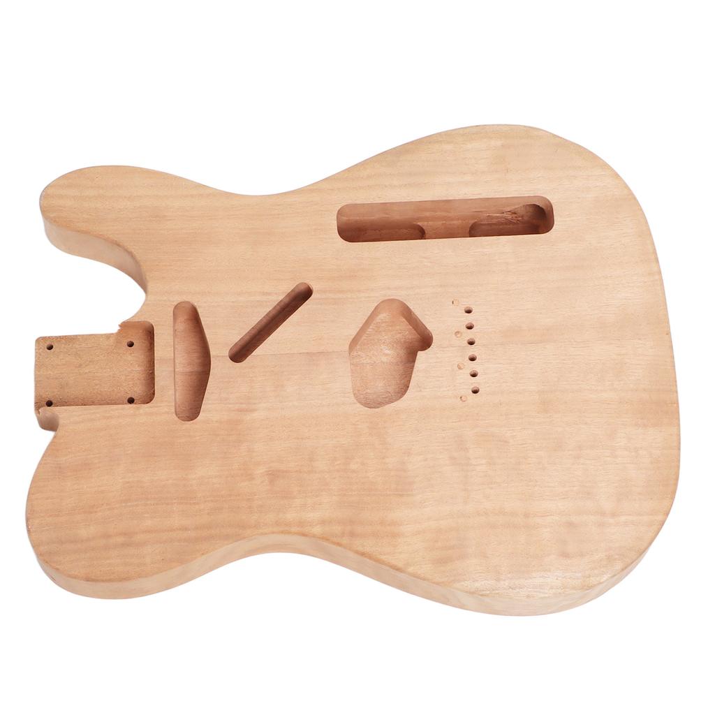 Unfinished Electric Guitar Barrel Mahogany DIY Professional Electric Guitar Body Replacement Blank GSB10