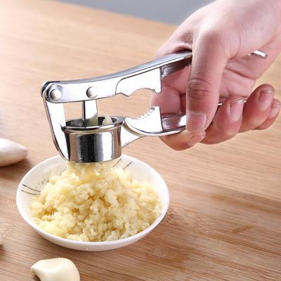 Spremiaglio extra large, purea d'aglio, pinza per aglio, multifunzionale, in lega di zinco, acciaio inossidabile, miscelatore manuale per aglio