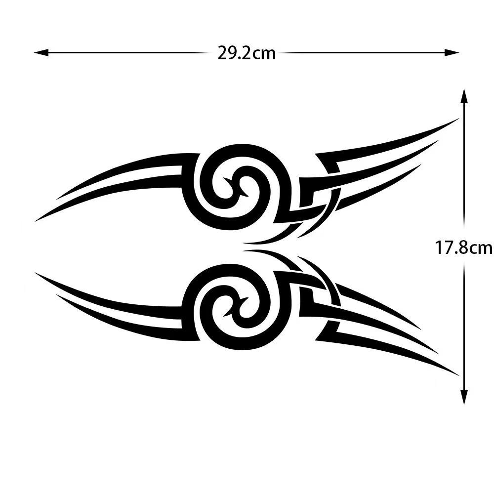 Reflective Waterproof Motorcycle Helmet & Body Scratch Cover Sticker