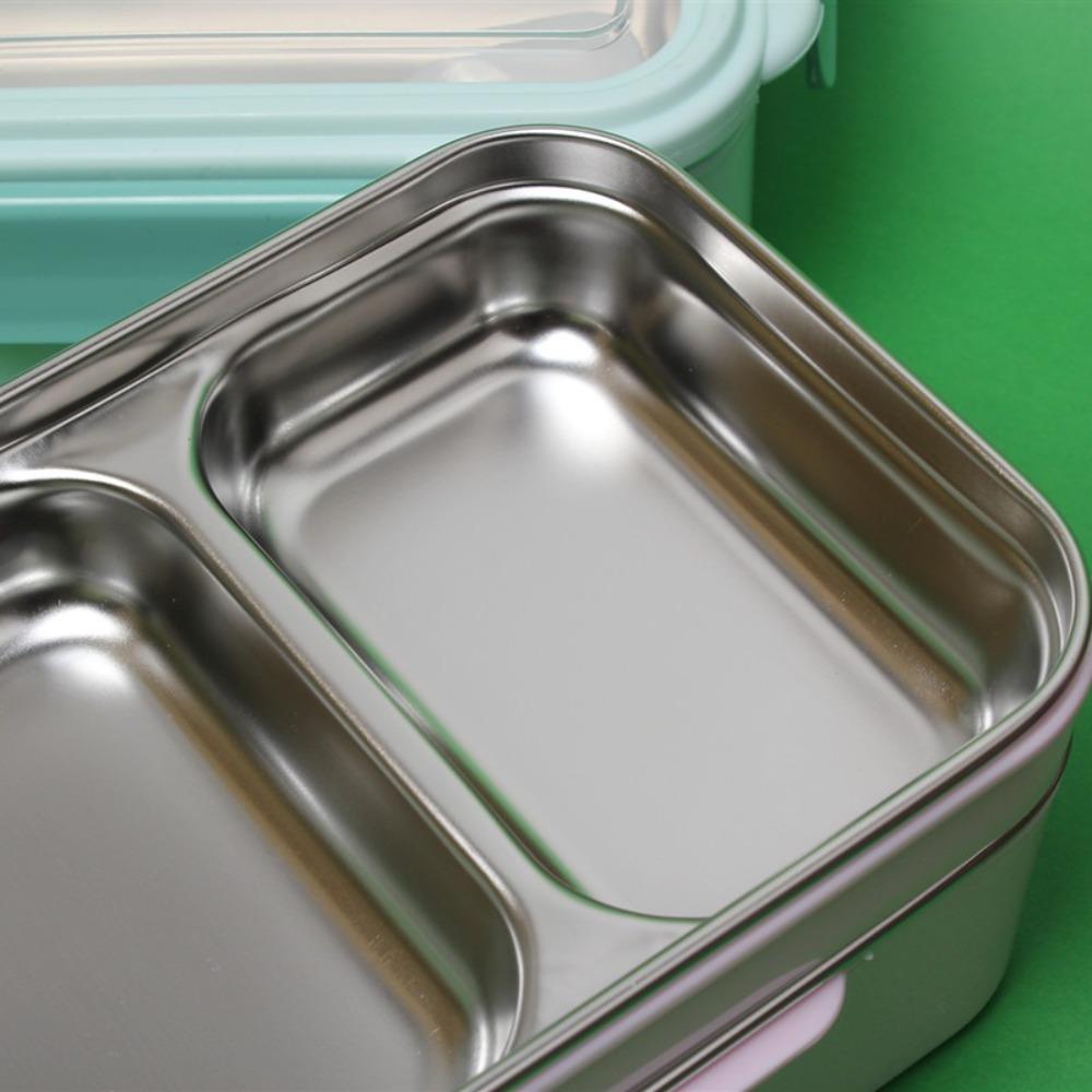 2L Food Thermal Bento Box Double Layer Insulated Food Container Cartoon Lunch Box  Outdoor Picnic