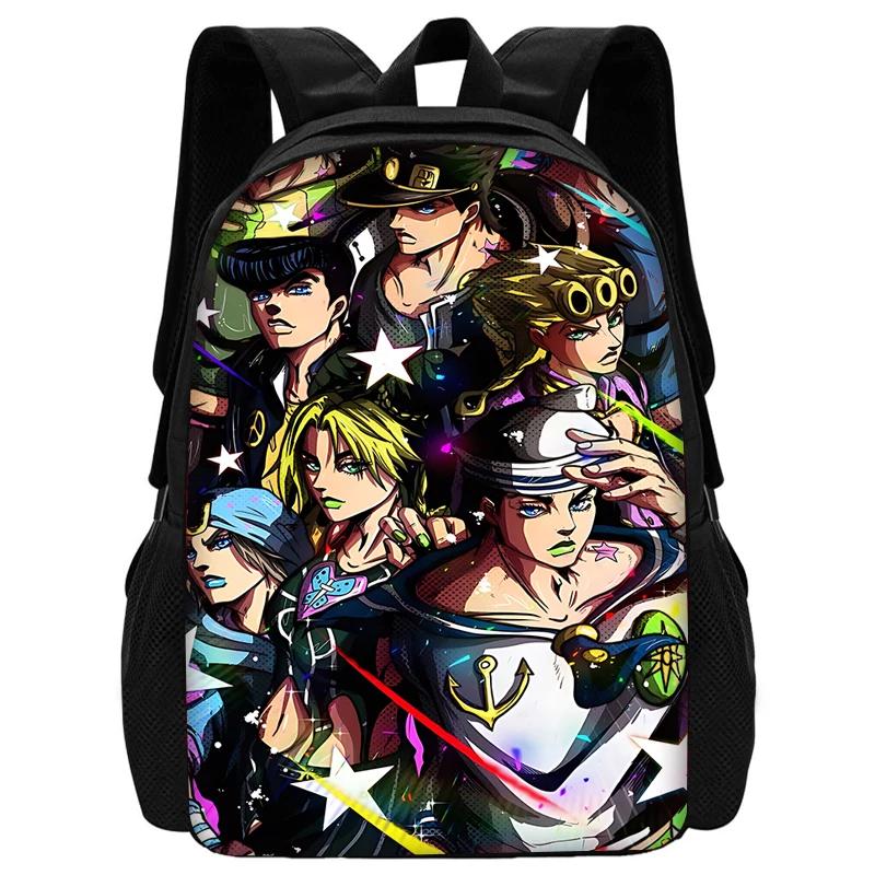 Schoolrugzak Kind JoJo's Bizarre Avontuur Met Schoudertas ,Etui's ,Schooltassen voor Jongens Meisjes Beste Cadeau