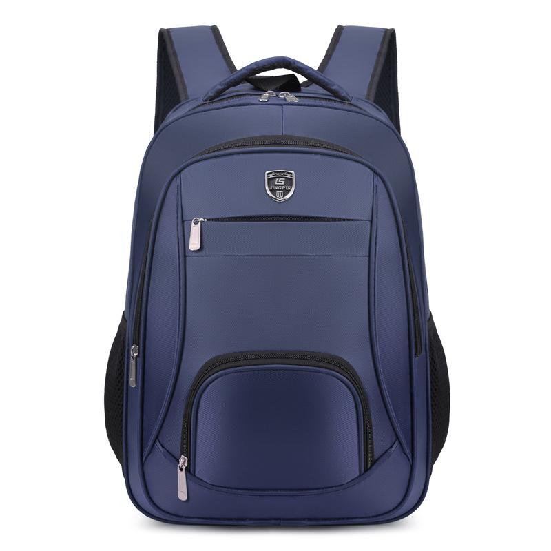 New Unisex Solid Color Waterproof and Breathable Business Fashion Casual All-match Daily Saving Backpack