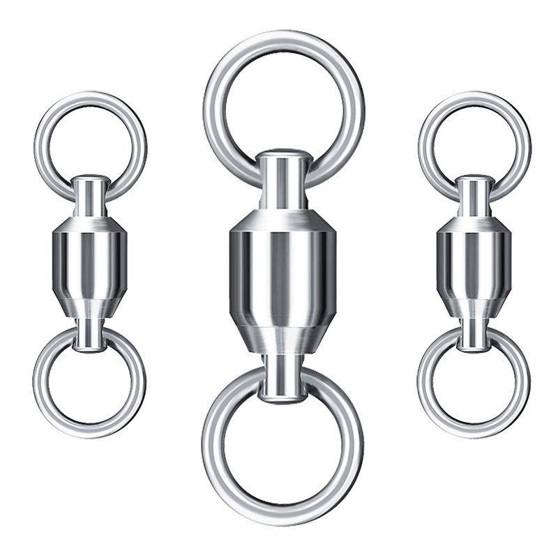 Enhanced Safety Pin Swivel for Sea Fishing: Quick-Snap Figure 8 Ring Tackle