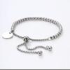 Trendy Metal Round Bead Bracelet Adjustable Minimalist Vintage Bracelet For Women