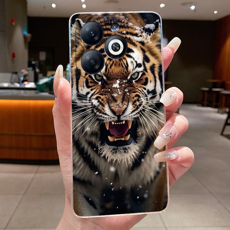 Casing For infinix Smart 8/Smart 8 Pro Luxury Dragon Cute Cool Boys Girls Soft silicone Phone Case Back Cover Transparent Shell