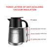 1200ML 24V Elektrischer Heizbecher Wasserkocher Edelstahl Wassererhitzer Flasche für Tee Kaffee Trinken Reise Auto LKW Wasserkocher