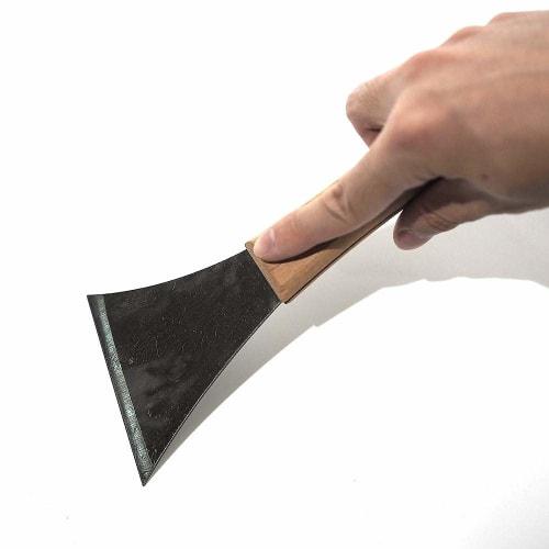 Hakeichi Y-Type Leather Skimmer, Steel, 90mm, 1 Piece