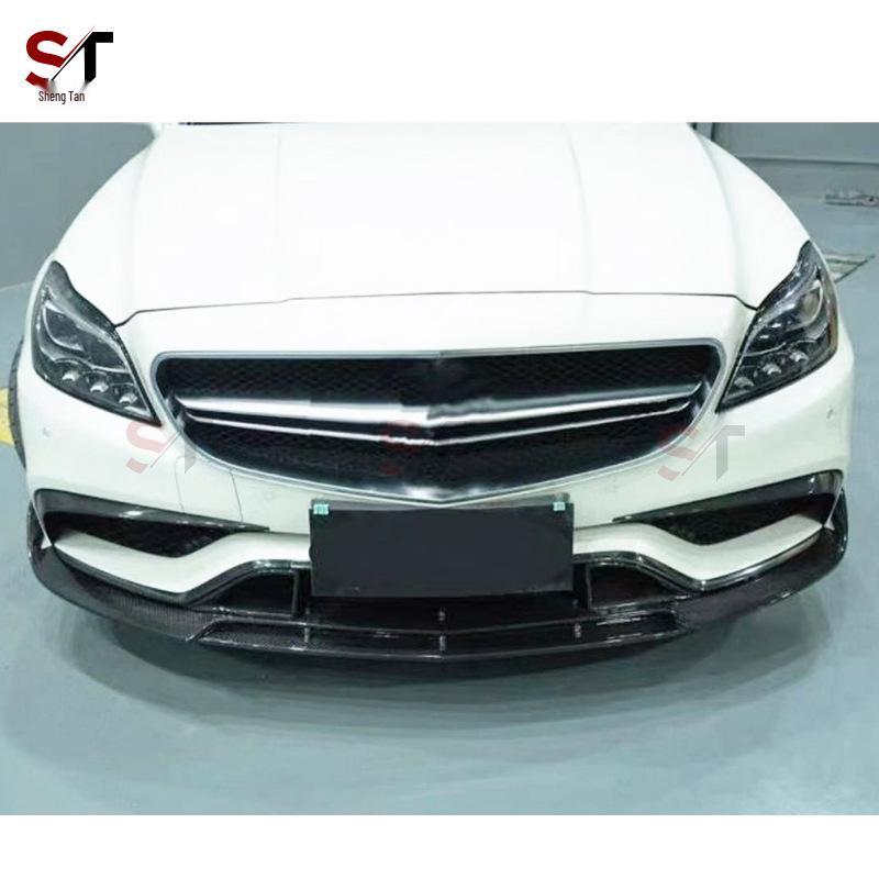 Deflettore Aria Faro Antinebbia Paraurti Anteriore in Fibra di Carbonio Mercedes CLS W218