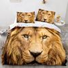 Set Biancheria da Letto Animale Leone Fresco Biancheria da Letto Animale Decorazione per la Casa Singolo Matrimoniale Twin Size Per Ragazzi Ragazze Bambini Adulti Set Copripiumino Leone