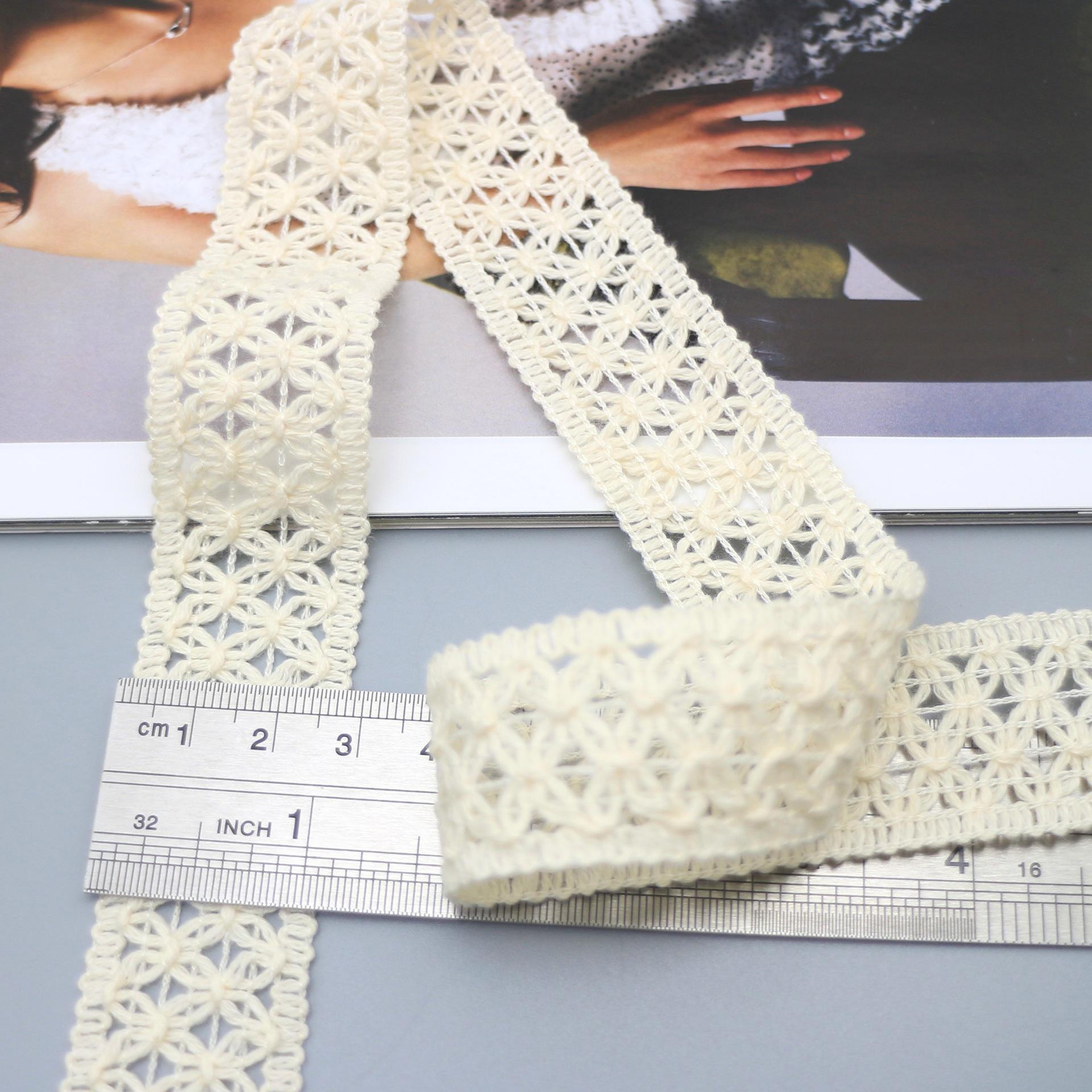 

Кружевная Жаккардовая Лента из Хлопковой Пряжи с Рисом, Материалы для Рукоделия Одежды, Высококачественное Украшение для Детской Одежды JR2406