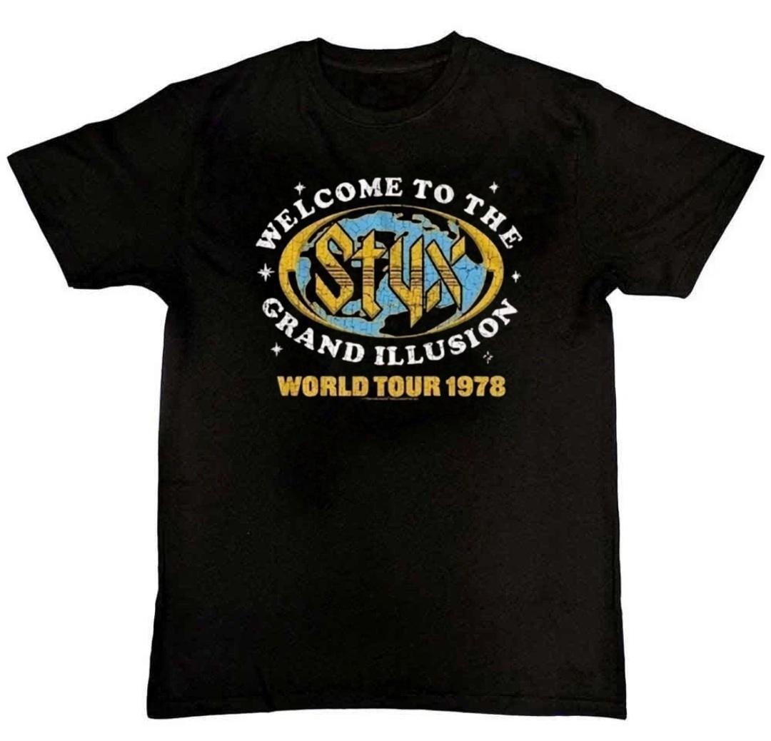 Styx Rock Band Grand Illusion World Tour 1978 T-Shirt XXXL