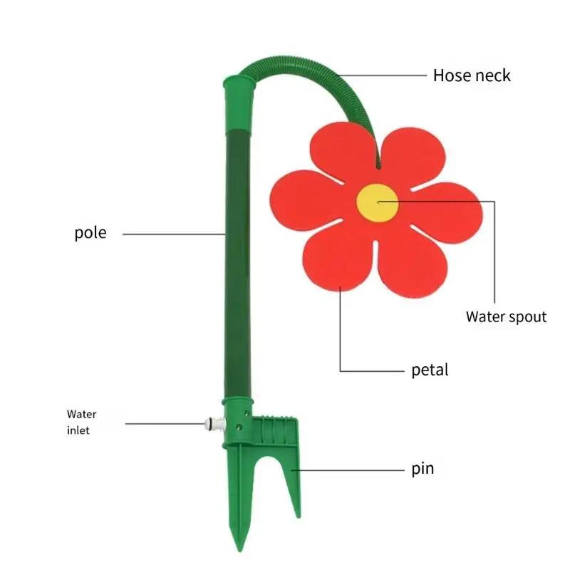1PC Watering Sprinkler Flower Sprinkler Watering Rocking Flower Shaking Head Flower Dancing Sprinkler Plastic Material
