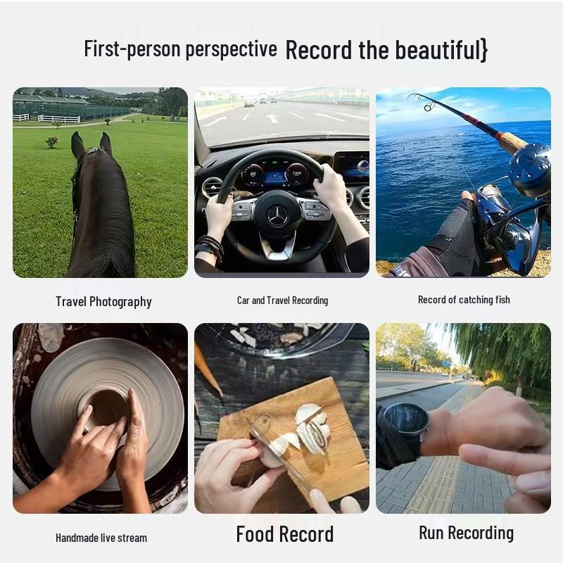 Rotatable Magnetic Neck-Mount for Live Streaming and Outdoor Sports