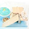 Functional Wooden Hamster House Desk Platform Pet Stand Toy Station Board Pet Products Hamster Cage Golden Bear Toy Supplies