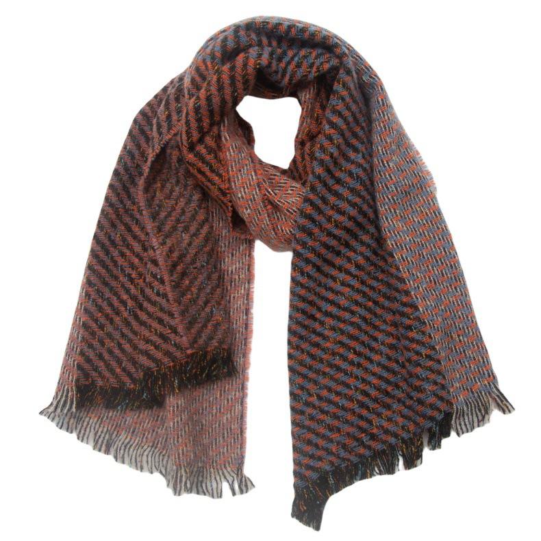 Ladies' New Double-Sided Thickened Versatile European And American Autumn And Winter Scarf, Air Conditioning Shawl