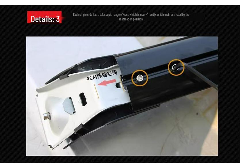 Changan UniZ Shark Roof Cross Bars: Thickened Aluminum Alloy, Strong Load Capacity, Lockable, Stable Bracket Luggage Rack