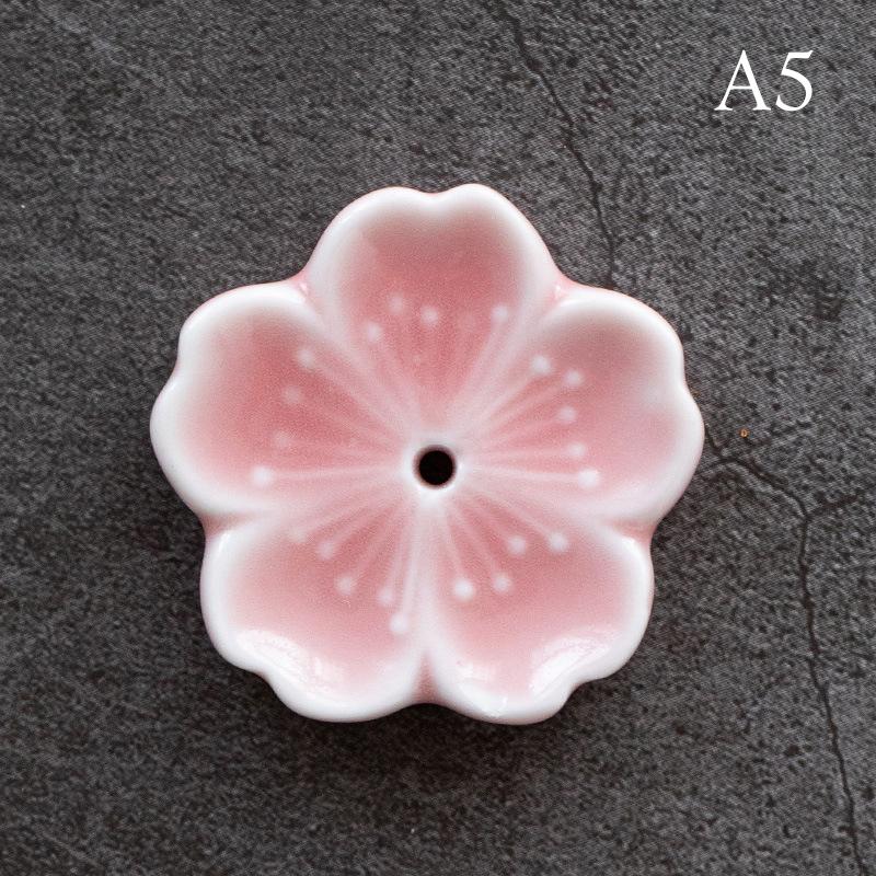 Cherry Blossoms Japanese Style Ceramic Incense Stick Home Bedroom Holder
