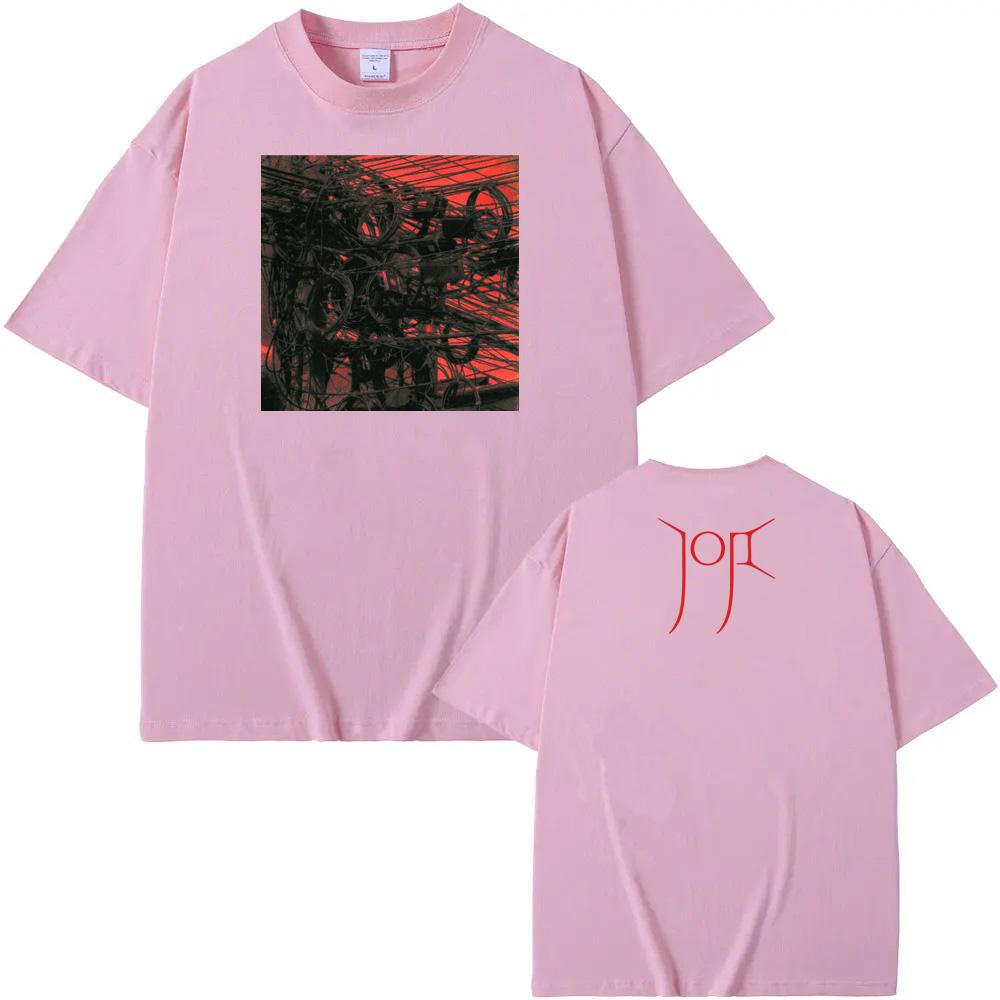 PIXELATED KISSES Tee Joji Summer NEW Short Sleeve High Quality O-neck Graphic Printing Tee-shirt Korean Style 100%Cotton Sleeve TEES