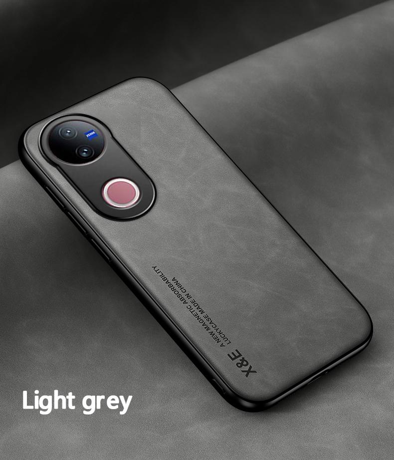 For Vivo V50E Skin Feel Matte Leather Phone Case Soft Back Cover Funda For Vivo V50E Protector