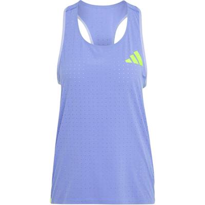 Débardeur de running Adizero Doux Confortable Respirant Gilet de sport Tops femmes Bleu IT4561