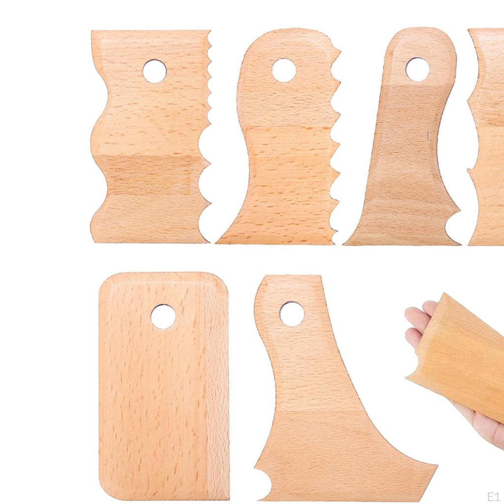 Instrument de ceramică 7 bucăți, tundere netezire tăiere gravură sculptură cu argilă