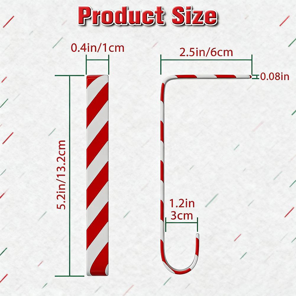 Festliche Atmosphäre Weihnachtsstiefelhalter Einfach zu installierende Haken Vielseitige Haken für Weihnachtsdekorationen Weihnachtsdekorationen