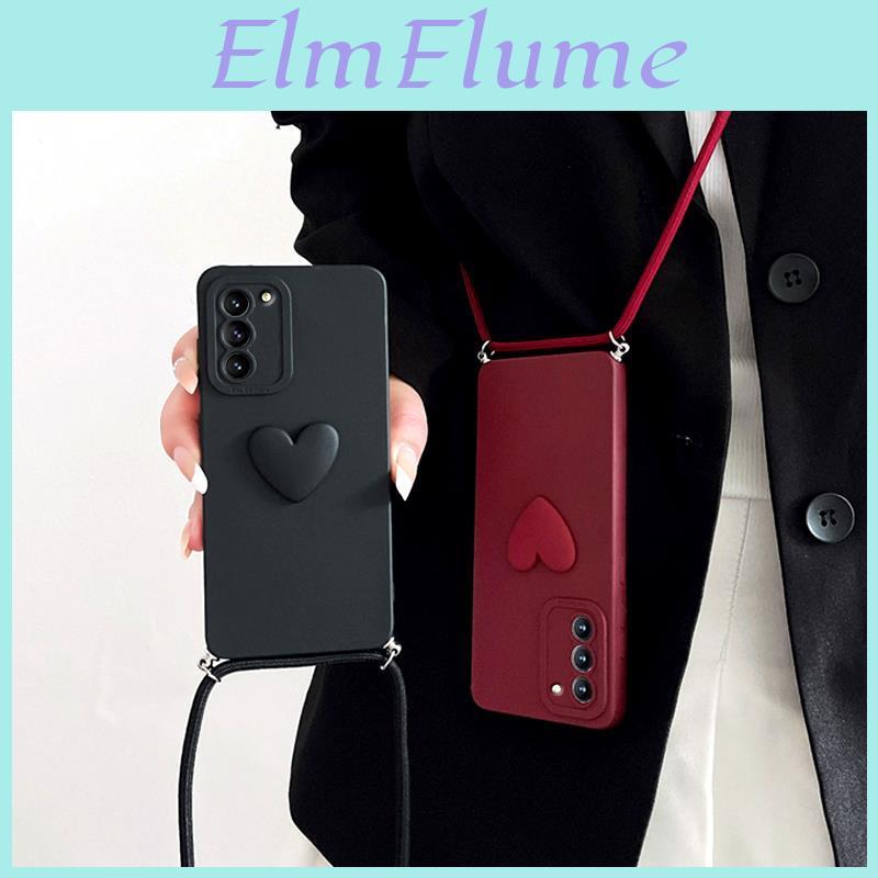 A33 A72 A54 A53 A13 A73 Crossbody Lanyard Love Heart Case For Samsung Galaxy S21 S22 S23 Plus Ultra 5g S20 Fe Cord Silicone Cover S21fe S20fe