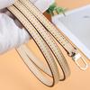 39/43palcová Crossbody taška Náhradní ramenní popruh Tašky Tenký popruh pro DIY Dámská peněženka Taška přes rameno PU popruh s přezkou