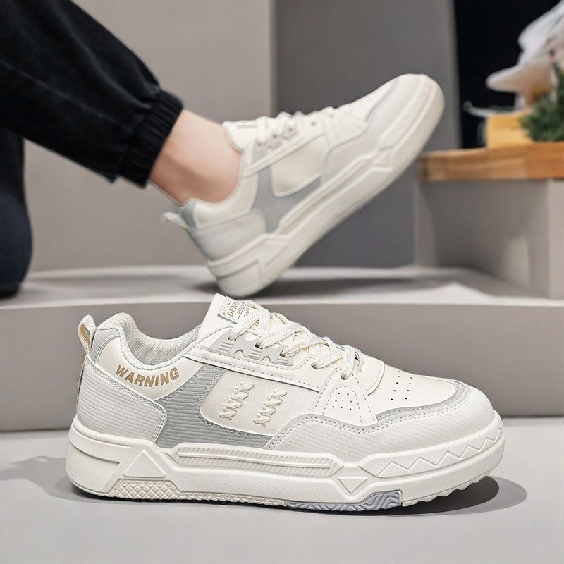 

Men s shoes 2025 spring new youth niche design high sense leisure sports versatile platform heightening board shoes 44