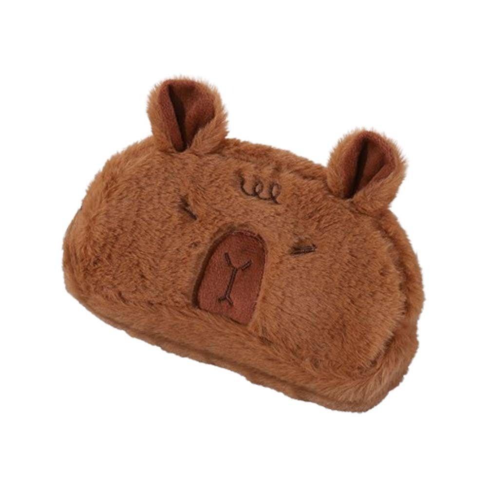 

Guinea Pig Capybara Plush Pencil Case Large Capacity Guinea Pig Pen Pouch Girl